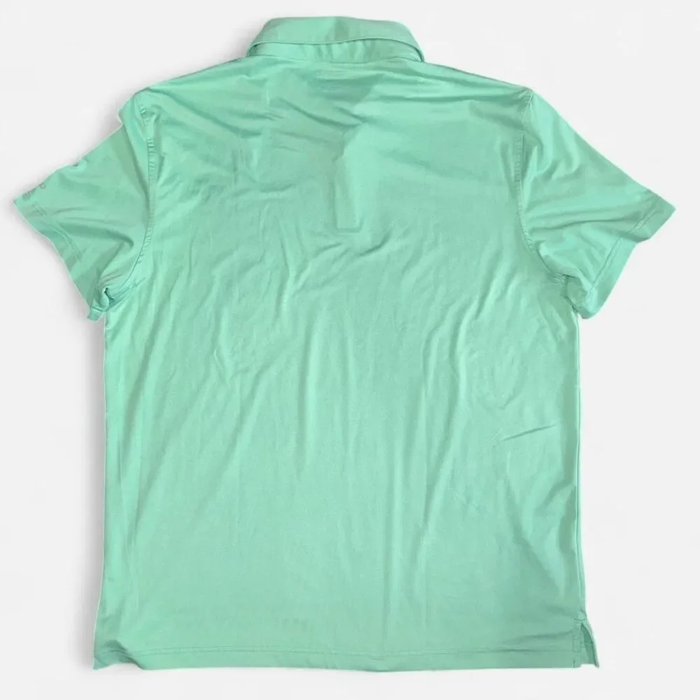 IZOD Turquoise Collared Polo Golf Shirt - Picture 7 of 7
